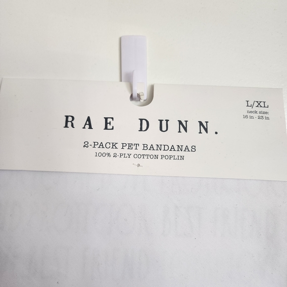 Rae Dunn Good Girl Pet Bandanna 2-Pack - Picture 8 of 9